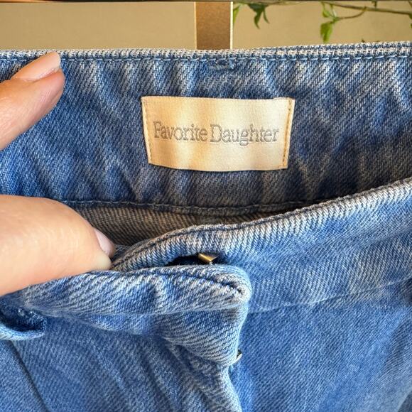 Favorite Daughter The Favorite Pant Seaport Blue Denim Size 26 NWT One of a Kind - Picture 5 of 7